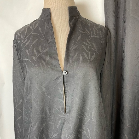 EILEEN FISHER size Small matching set black skirt jacket minimalist lagenlook - Picture 4 of 8